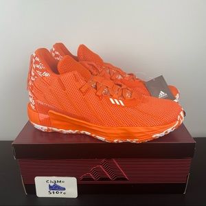 🔥 EUC Adidas Dame 7 I Am My Own Fan Basketball Orange…not NWT!